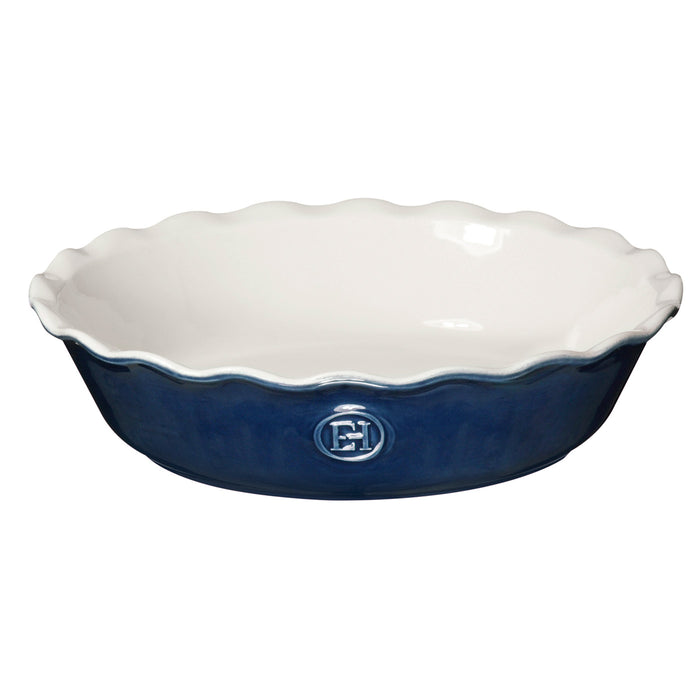 Emile Henry Made in France HR Modern Classics 9 Inch Pie Dish, Twilight