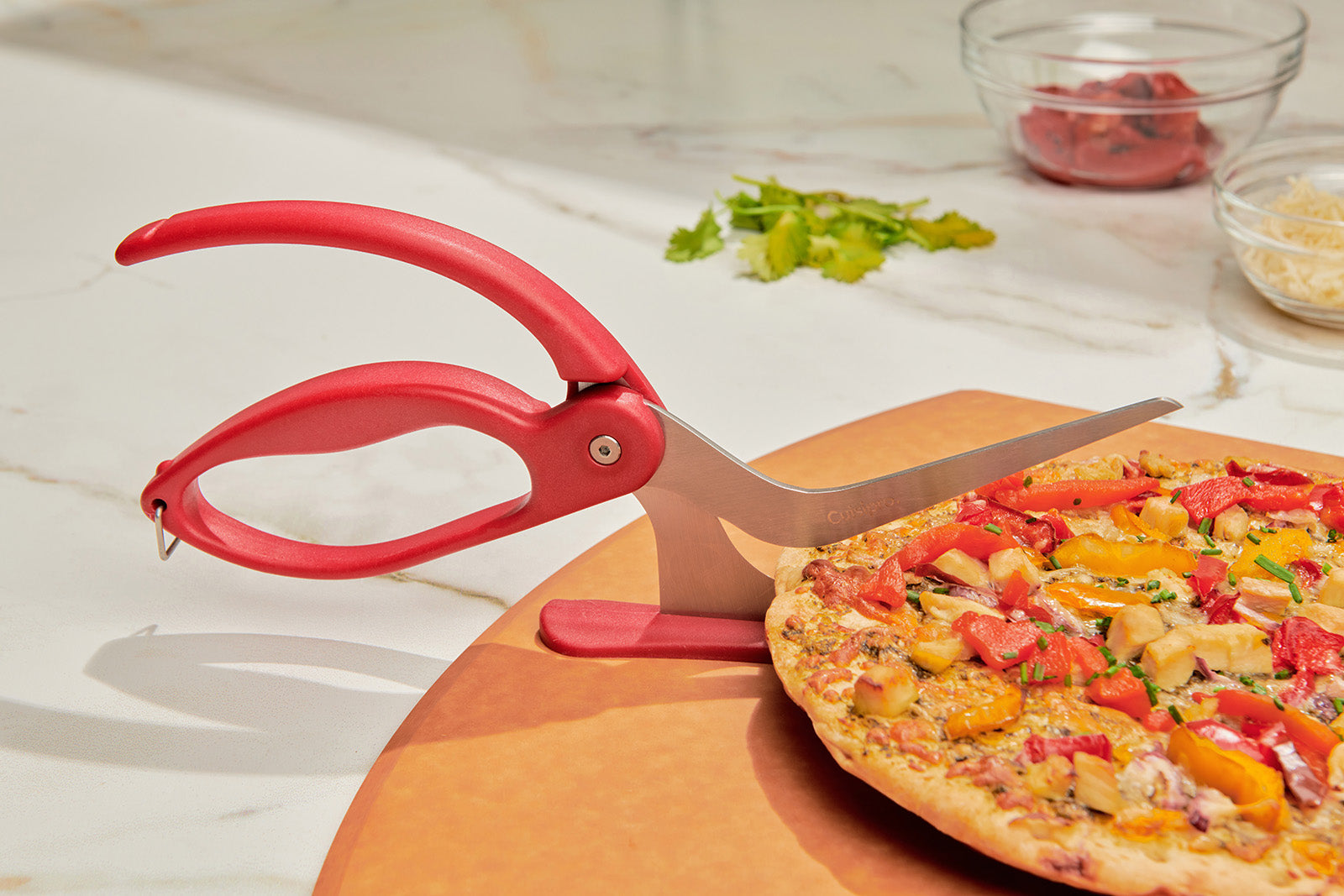 Cuisipro Pizza Shears, Red
