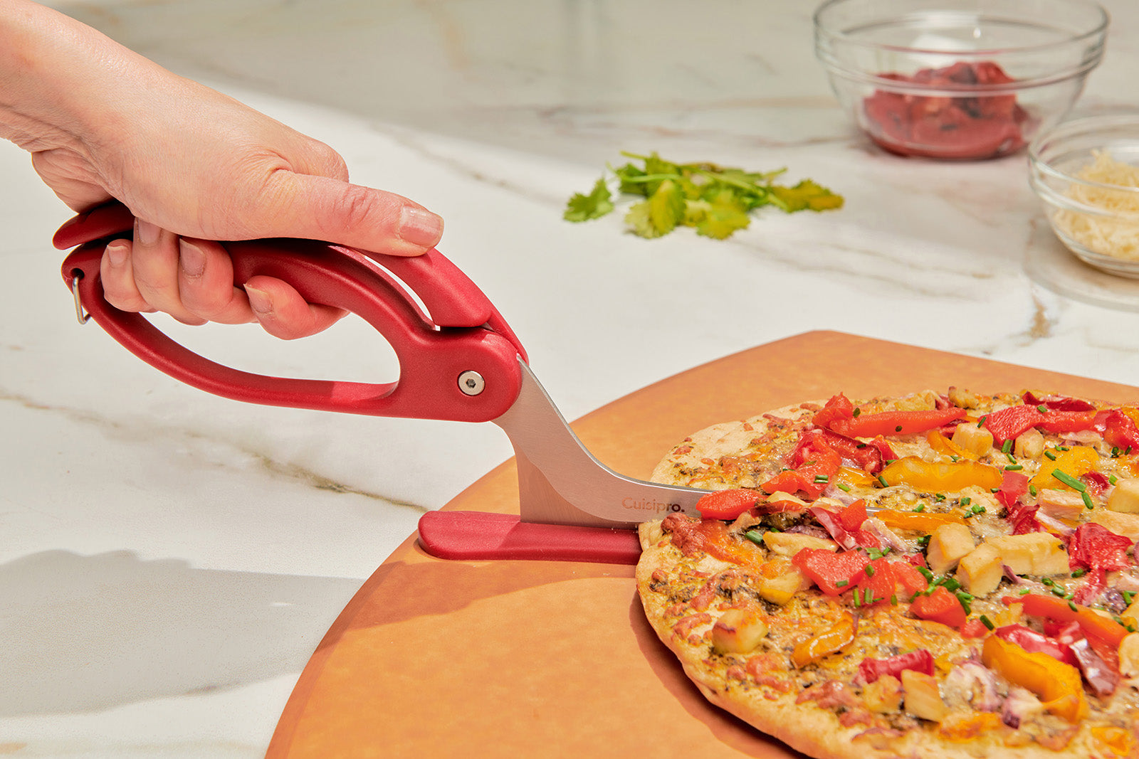 Cuisipro Pizza Shears, Red