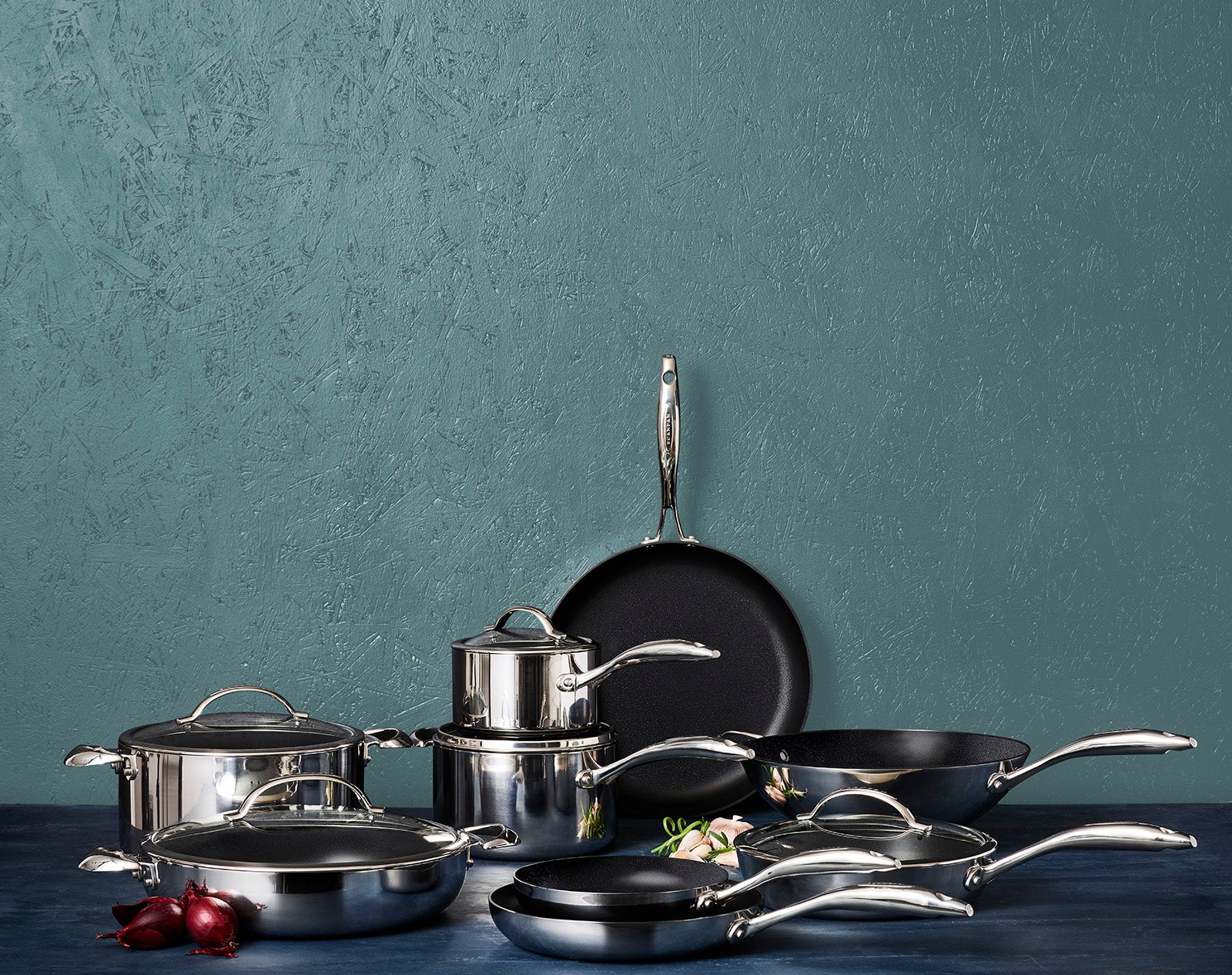 Scanpan HaptIQ 12.5-Inch Fry Pan, Stainless Steel