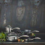 Scanpan Haptiq Stainless Steel Nonstick 5.25 Qt. Covered Chef Pan