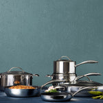 Scanpan Haptiq Stainless Steel Nonstick 5.25 Qt. Covered Chef Pan