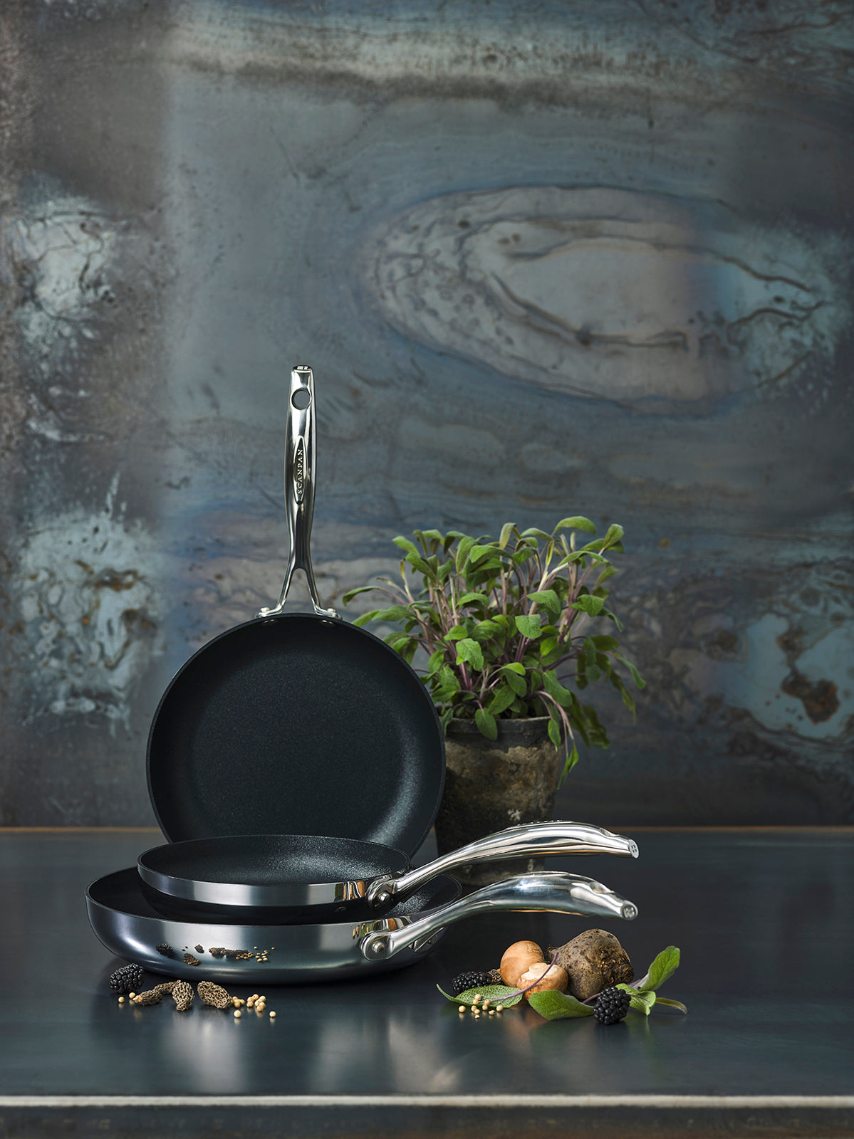 Scanpan Haptiq Stainless Steel Nonstick 2 Qt. Covered Saucepan