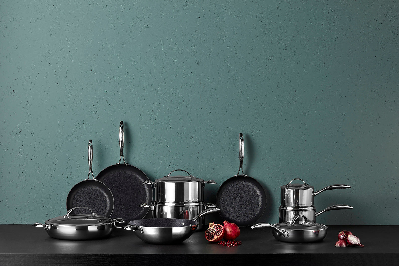 Scanpan Haptiq Stainless Steel Nonstick 2 Qt. Covered Saucepan