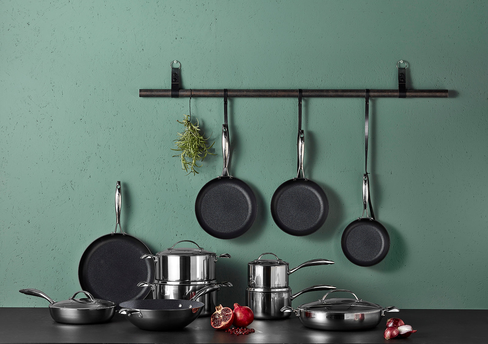 Scanpan Haptiq Stainless Steel Nonstick 2.75 Qt. Covered Saucepan