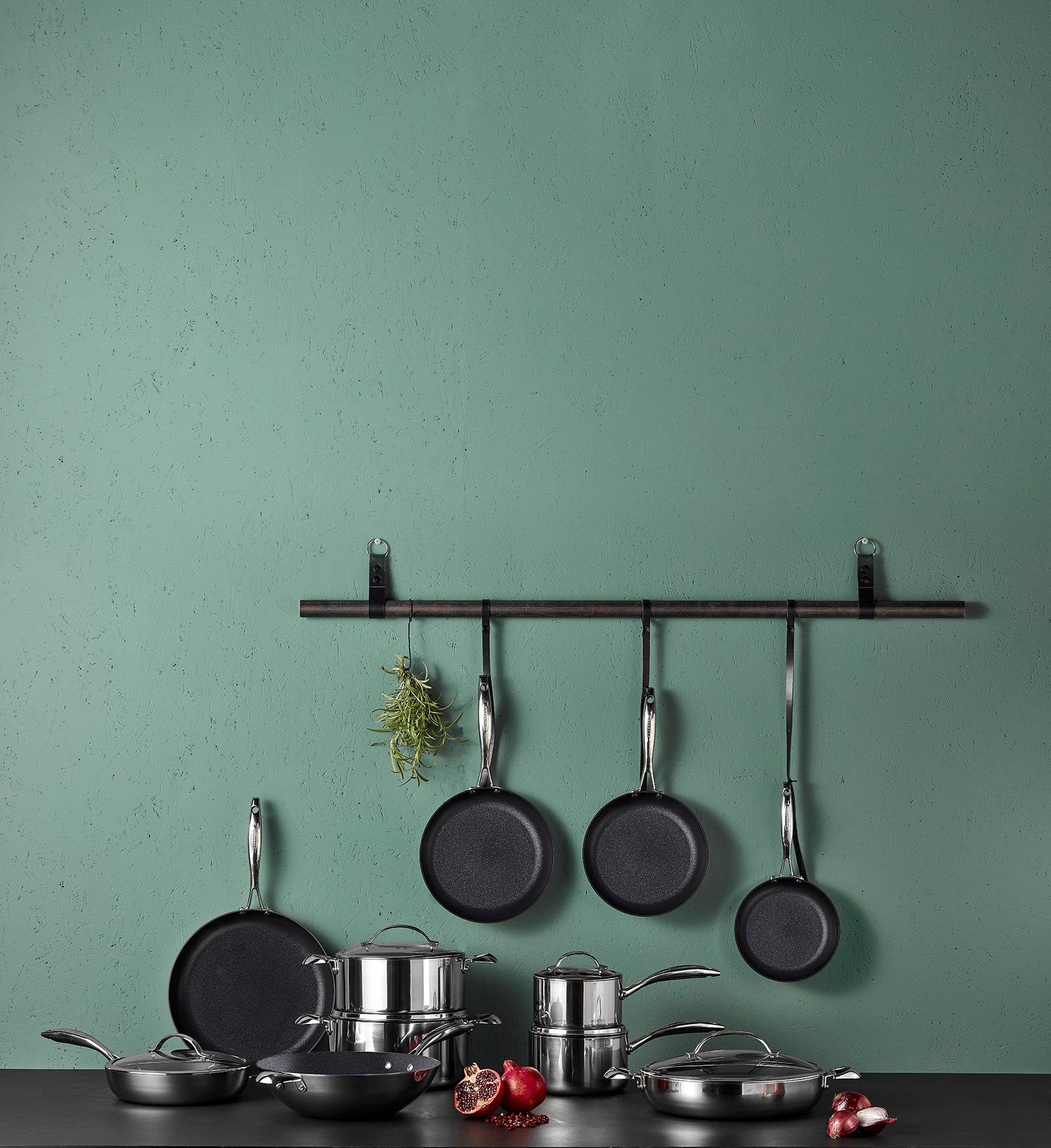 Scanpan Haptiq Stainless Steel Nonstick 12.5-Inch Wok