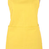 MU Kitchen Adjustable Cotton Herringbone Weave Apron, 35-Inches, Chiffon