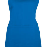 MU Kitchen Adjustable Cotton Herringbone Weave Apron, 35-Inches