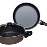 Swiss Diamond 3 Piece Cookware Set - Fry Pan and Casserole