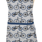 MU Kitchen Adjustable Cotton Designer Apron, 35-Inches, Biking