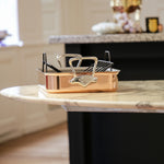 Mauviel M'150s Copper Tri-Ply Roasting Pan with Rack, 15.7 x 11.8-Inch