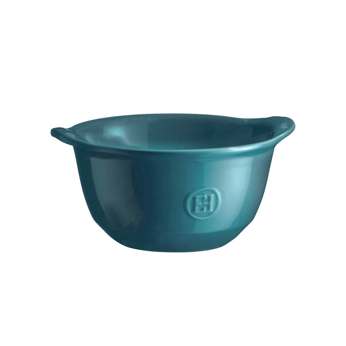 Emile Henry 0.6 Quart Ultimate Gratin Bowl, Mediterranean Blue, Set of 2