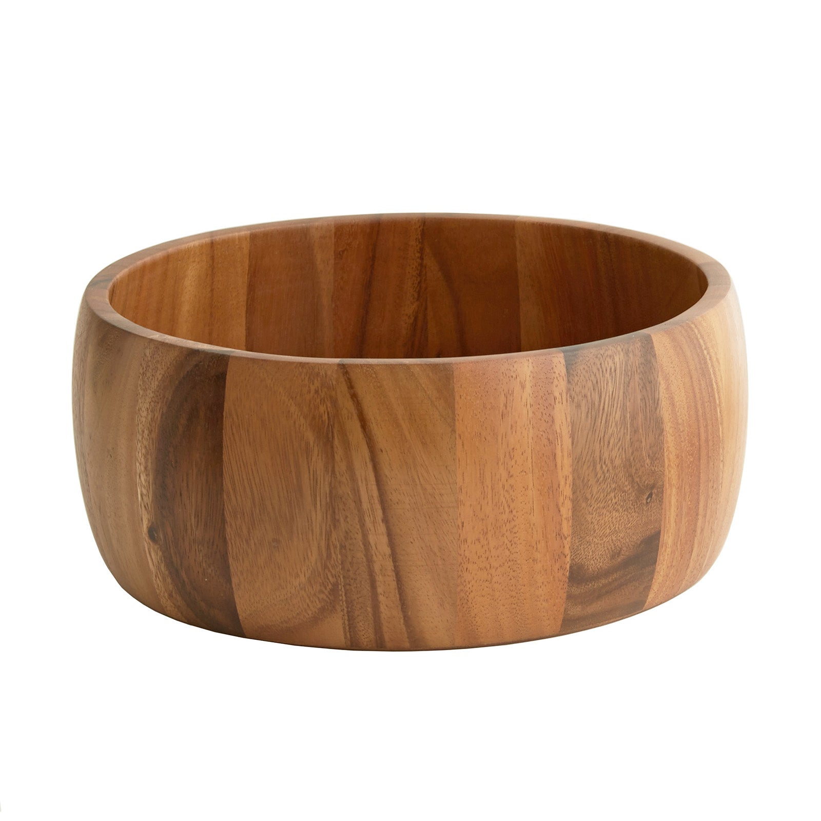 Frieling Acacia Wood Calabash Bowl, Large 5-Inch x 12-Inch Diameter