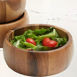 Frieling Acacia Wood Calabash Bowl, Small 2.5-Inch x 7-Inch Diameter