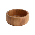 Frieling Acacia Wood Calabash Bowl, Small 2.5-Inch x 7-Inch Diameter