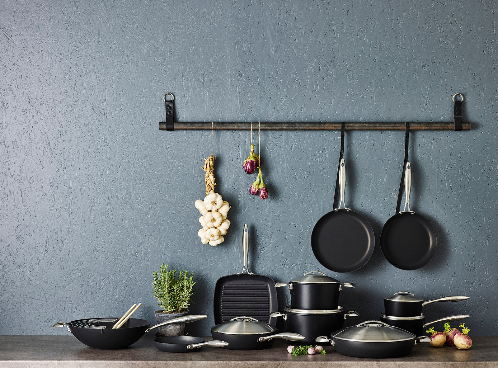 Scanpan Professional 2-Piece Nonstick Fry Pan Set - 9.5" and 11", Oven Safe, Made in Denmark