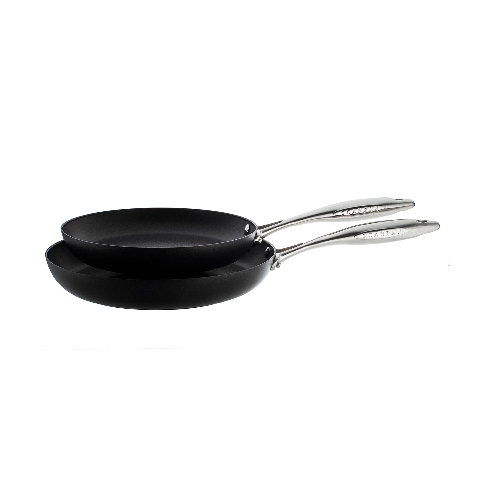 Scanpan Professional 2-Piece Nonstick Fry Pan Set - 9.5" and 11", Oven Safe, Made in Denmark