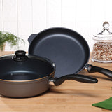 Swiss Diamond 3 Piece Cookware Set - Fry Pan and Saute Pan