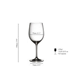 Riedel Vinum Viognier/Chardonnay 2 Piece Wine Glass Set with Polishing Cloth