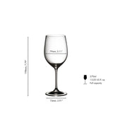 Riedel Vinum Viognier/Chardonnay 2 Piece Wine Glass Set with Polishing Cloth