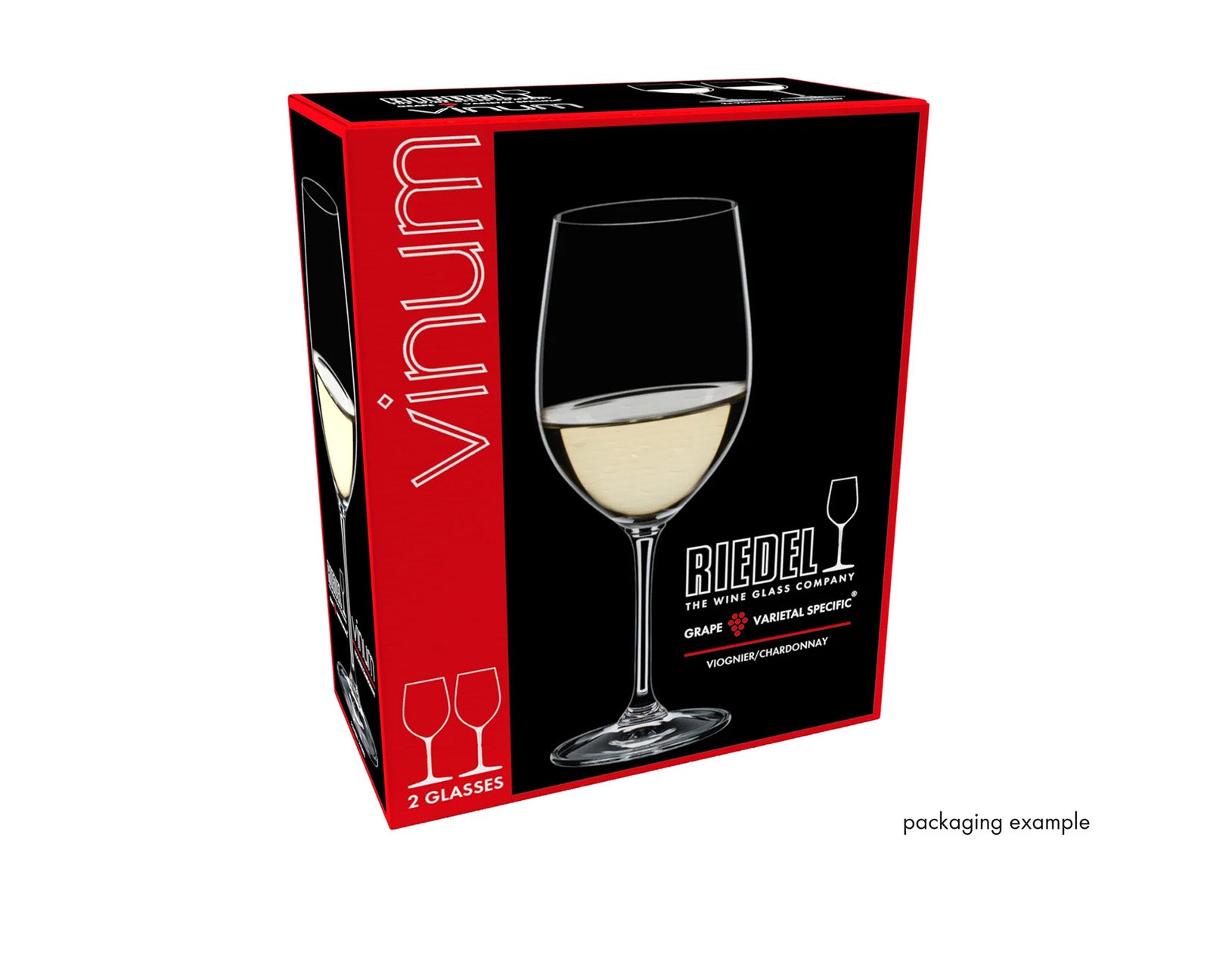 Riedel Vinum Viognier/Chardonnay 2 Piece Wine Glass Set with Polishing Cloth
