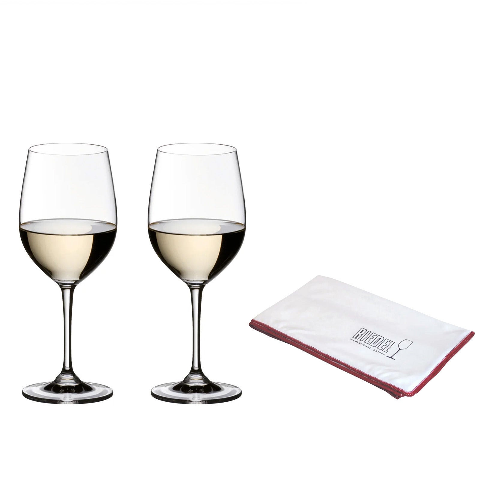 Riedel Vinum Viognier/Chardonnay 2 Piece Wine Glass Set with Polishing Cloth