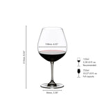 Riedel Vinum Pinot Noir Wine Glass, Set of 2