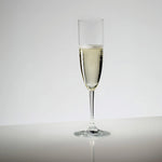 Riedel Vinum Champagne Flute 2 Piece Glass Set with Polishing Cloth