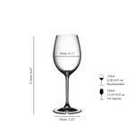 Riedel Vinum Sauvignon Blanc 2 Piece Wine Glass Set with Polishing Cloth
