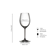 Riedel Vinum Sauvignon Blanc 2 Piece Wine Glass Set with Polishing Cloth