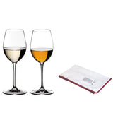 Riedel Vinum Sauvignon Blanc 2 Piece Wine Glass Set with Polishing Cloth