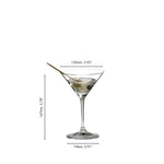 Riedel Vinum Martini Glass, Set of 2