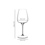 Grape@Riedel White Wine / Champagne Glass/ Spritz Drinks, Set of 2, 19.4 ounce