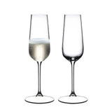 Grape@Riedel Champagne Flute Wine Glass, Set of 2, 8 ounce
