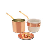 Mauviel M'Heritage 150 B Copper & Stainless Steel Bain Marie, 1.6-Quart