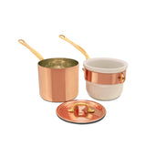 Mauviel M'Heritage 150 B Copper & Stainless Steel Bain Marie, 1.6-Quart