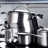 Scanpan CTX 10-Piece Deluxe Cookware Set, Stainless Steel
