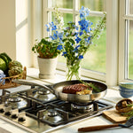 Scanpan CTX 2 Piece Nonstick Fry Pan Set, 8" & 10.25", Stainless