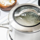 Scanpan CTX 2.75 Quart Saucepan with Lid, Stainless Steel