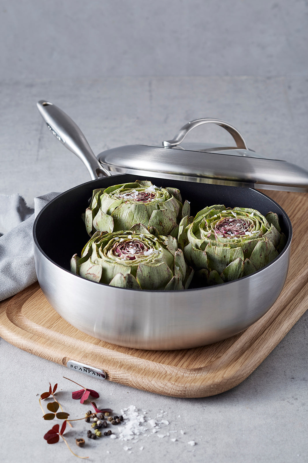 Scanpan CTX 6.25 Inch Steel & Glass Lid