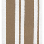MU Kitchen Cotton Stripe Dish Cloth, 13 by 13-Inches, Set of 2, Sand