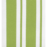 MU Kitchen Cotton Stripe Dish Cloth, 13 by 13-Inches, Set of 2, Pistachio