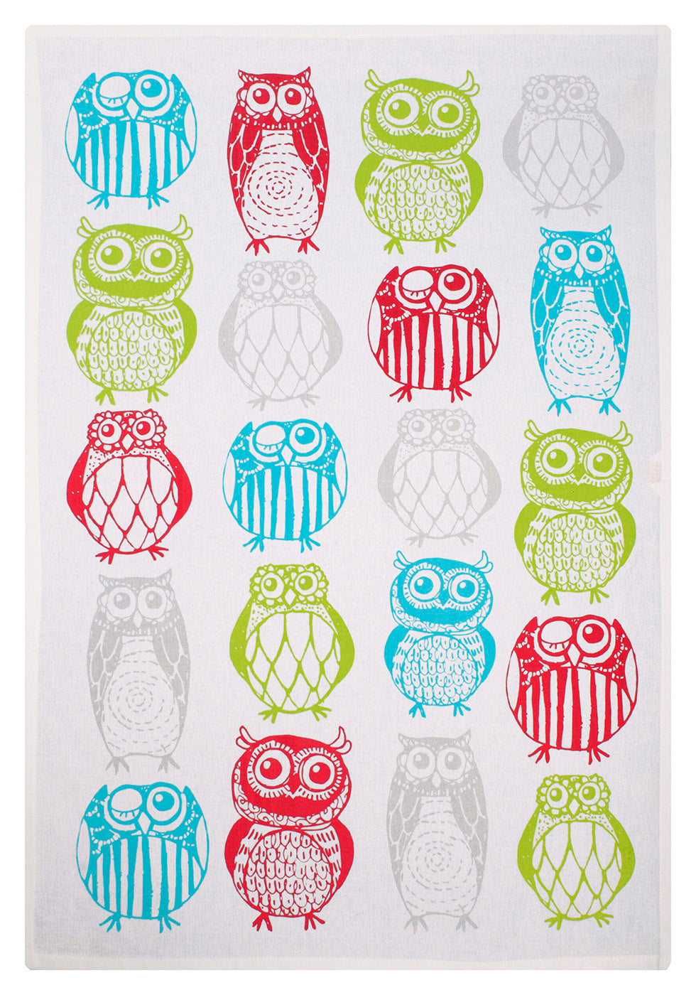 MU Kitchen Staple Designer Print Kitchen Towel, Multiple Designs, Happy Owls