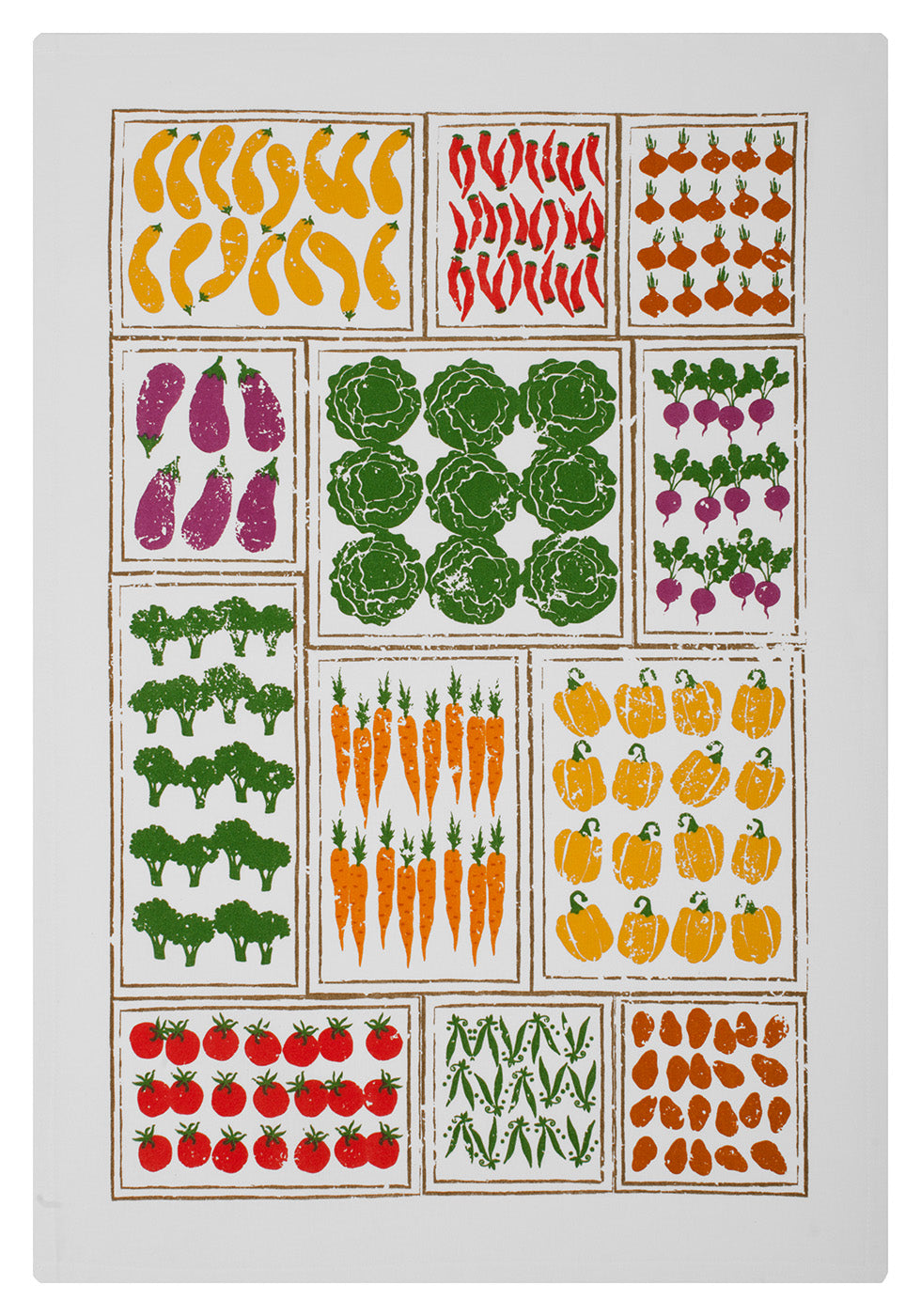 MU Kitchen Staple Designer Print Kitchen Towel, Multiple Designs, Garden Patch