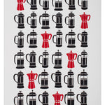 MU Kitchen Staple Designer Print Kitchen Towel, Multiple Designs, French Press