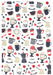 MU Kitchen Staple Designer Print Kitchen Towel, Multiple Designs, Barista