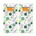 MU Kitchen Designer Cotton Dish Towel, Set of 2, Succulents