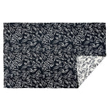 MÜkitchen VIBE Premium Quick Dry Dual Sided Recycled Towel, Water Lily Black, 18" x 30"