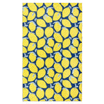 MÜkitchen VIBE Premium Quick Dry Dual Sided Recycled Towel, Lemons, 18" x 30"