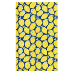 MÜkitchen VIBE Premium Quick Dry Dual Sided Recycled Towel, Lemons, 18" x 30"
